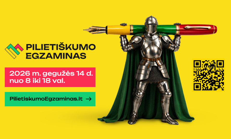  Gyventojai kviečiami registruotis į Pilietiškumo egzaminą